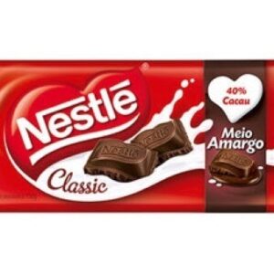 CHOC. CLASSIC MEIO AMARGO 80G UN