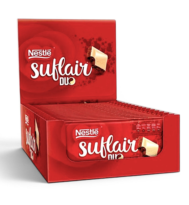 CHOC.SUFLAIR DUO 20X50G DP