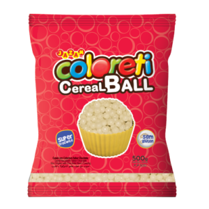 COLORETI MINI BALL BRANCO 12X500G CX