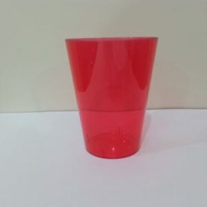 COPO PLAST 200 ML VERMELHO C 08 UN