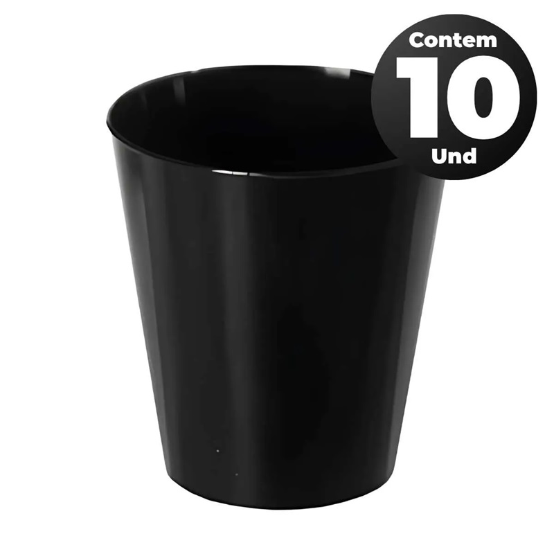 COPINHO BRIGADEIRO 25ML PRETO C/10UN