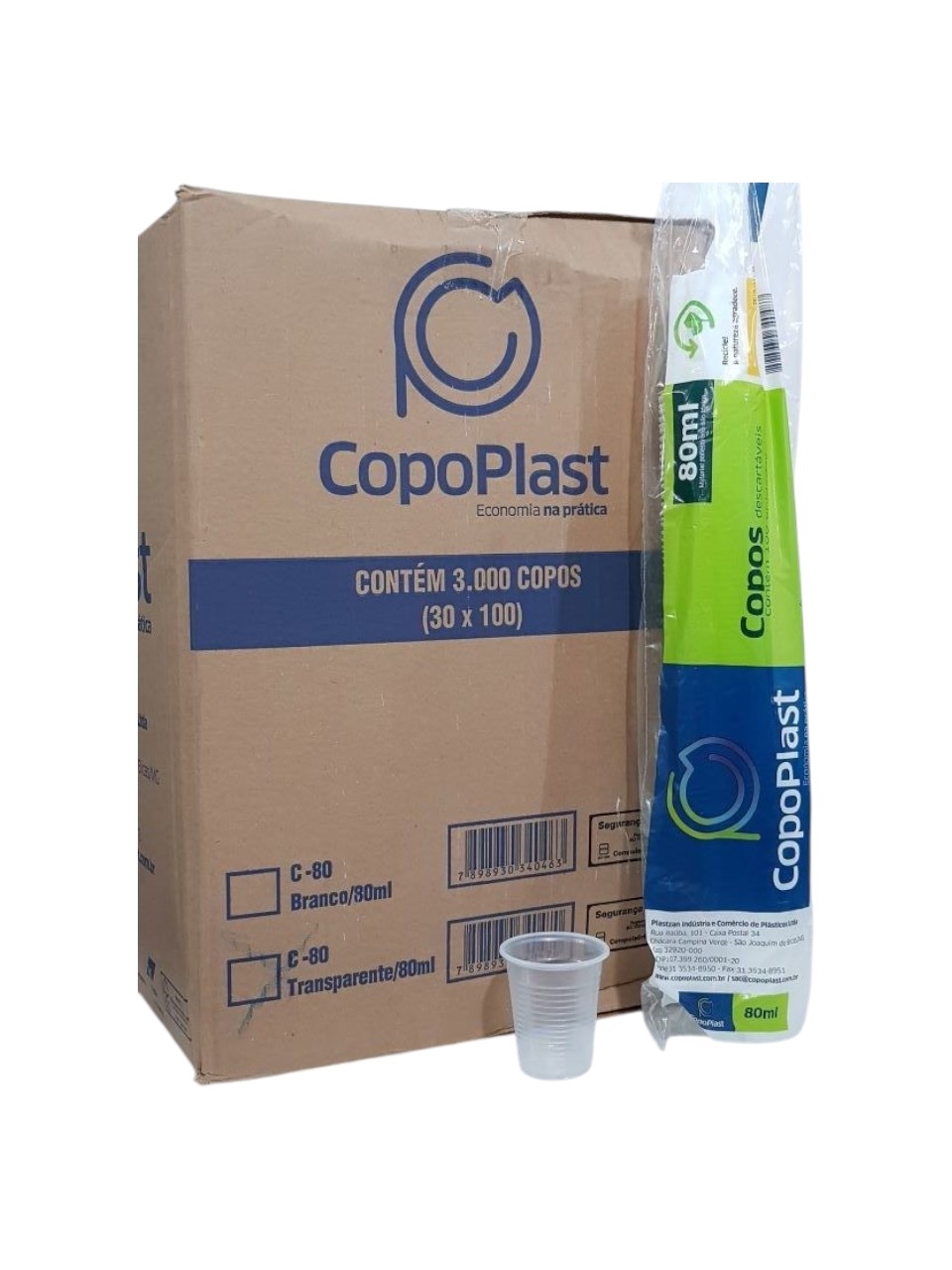 COPO 80ML COPOPLAST C/100UN