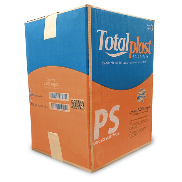 COPO TOTALPLAST 300ML 20X100 CX