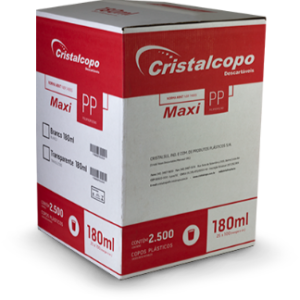 COPO 300 ML PP CRISTALCOPO CX