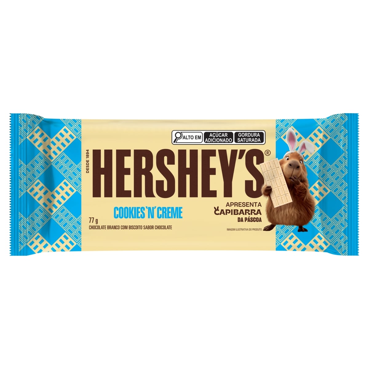 CHOC. HERSHEY'S COOKIES'N'CREME 77G