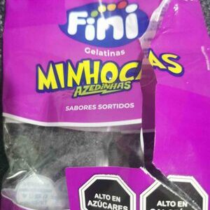BALA GEL MINHOCAS CITRICAS 35GR FINI MIX FRUTAS UN