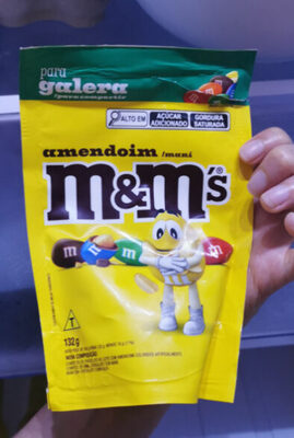 CHOC M&MS 132G AMENDOIM