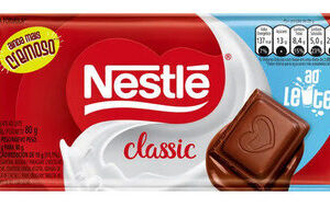 CHOC. BARRA CLASSIC AO LEITE 80G UN
