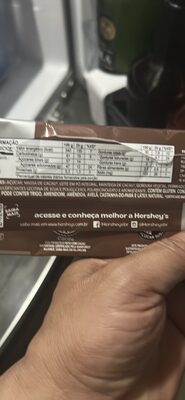 CHOC. HERSHEY´S AO LEITE 82G UN