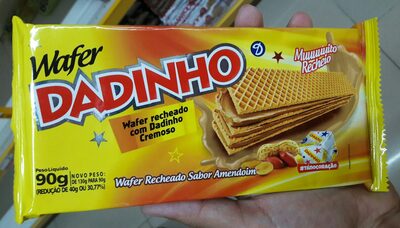 WAFFER DADINHO CREMOSO 90G