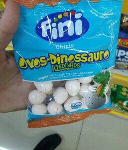 CHICL.FINI OVOS DINOSSAURO AZED 80G UN