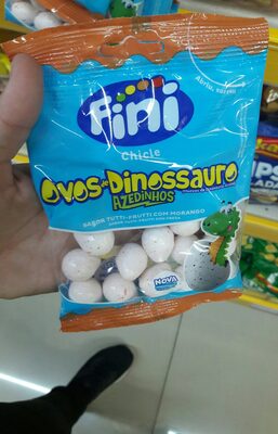 CHICL.FINI OVOS DINOSSAURO AZED 80G UN
