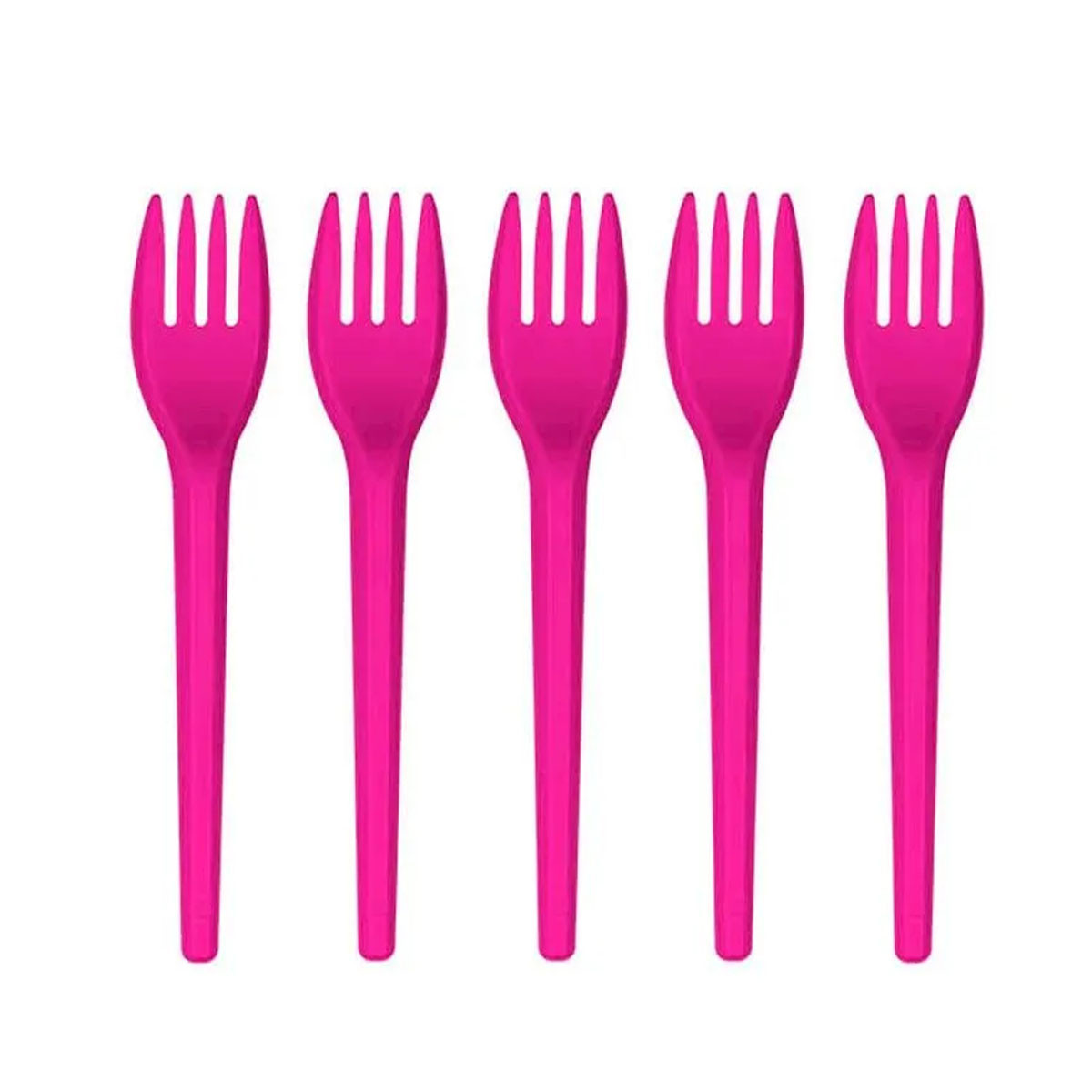GARFO PLAST. ROSA C/30