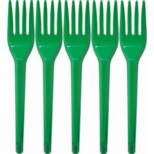 GARFO PLAST. VERDE C/30