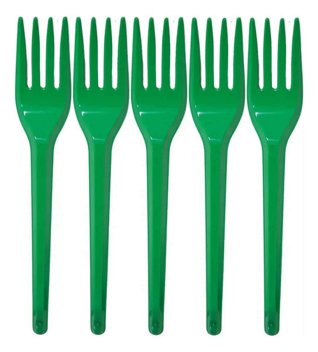 GARFO PLAST. VERDE C/30