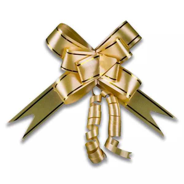 LAÇO MAGICO C/10 20CM DOURADO