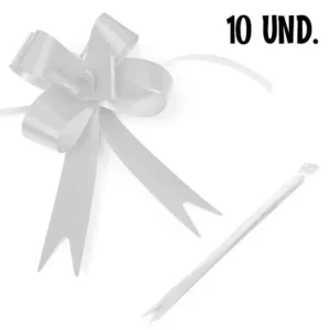 LAÇO MAGICO C/10 45CM BRANCO