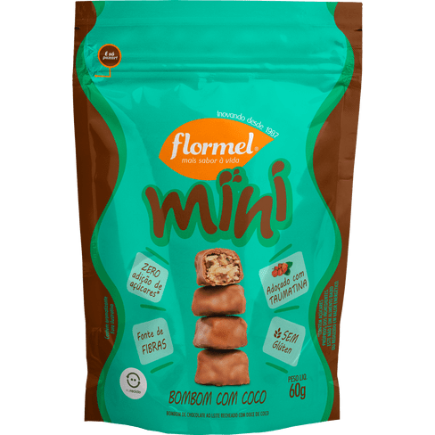 MINI BOMBOM CHOC. COM COCO ZERO