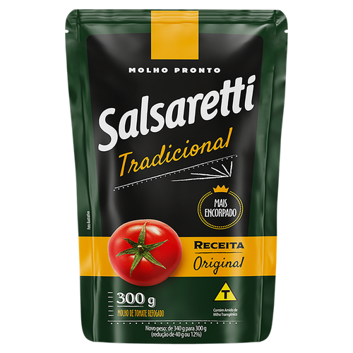 MOLHO DE TOMATE SALSARETTI