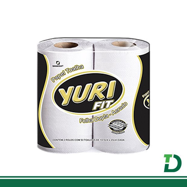 PAP TOALHA YURI FIT C/2 BRANCO C/100
