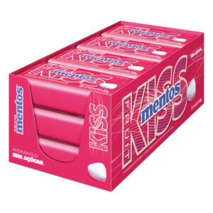 PAST MENTOS KISS 35GR VAN MELLE MORANGO DP0012UN CX