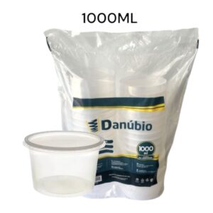 KIT POTE COM TAMPA DANUBIO 1L
