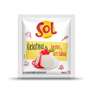 GELATINA SEM SABOR SOL