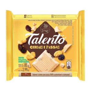 choc talento cereais e passas