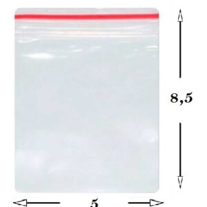 SACO ZIP 5X8,5 C/100